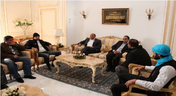 Tunisie - Une dÃ©lÃ©gation des LPR, avec Â« Recoba Â», chez Marzouki au palais de Carthage