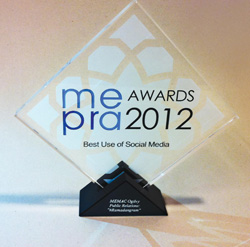 Memac Ogilvy Public Relations lauréate du prix régional de la « Meilleure utilisation des médias sociaux »