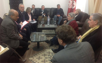Tunisie - Une délégation du parlement français en visite à l'UGTT
