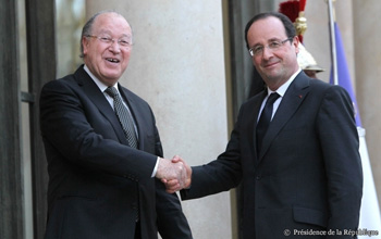 Assurances de Ben Jaafar à François Hollande sur la Constitution et les élections en Tunisie