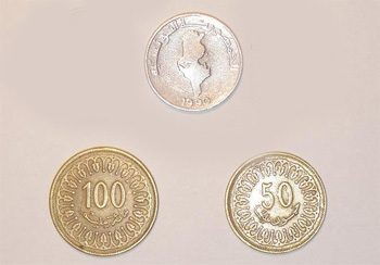 Nouvelles pièces de 50, 100 et 500 millimes