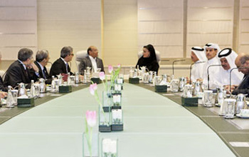 Cheikha Mouza reçoit Moncef Marzouki