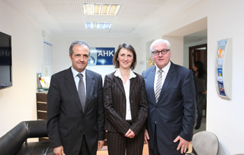 AHK Tunisie: Rencontre entre Frank-Walter Steinmeier et des entrepreneurs tunisiens et allemands