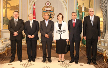 Tunisie - Moncef Marzouki remet les lettres de créance à 4 nouveaux ambassadeurs