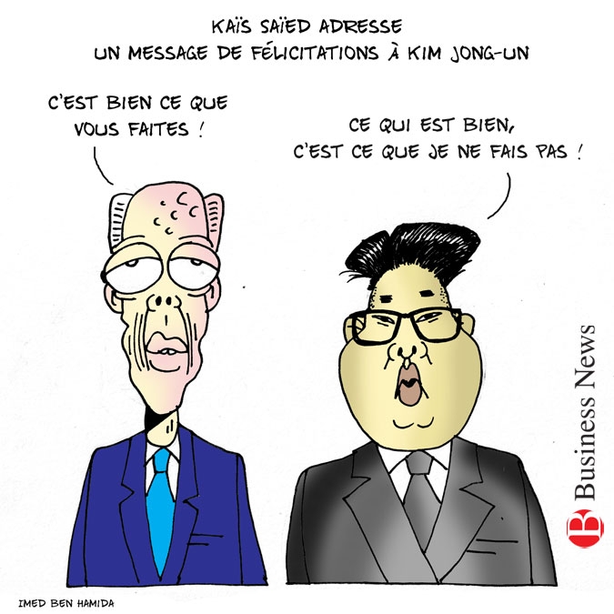 Kaïs Saïed félicite Kim Jong-Un