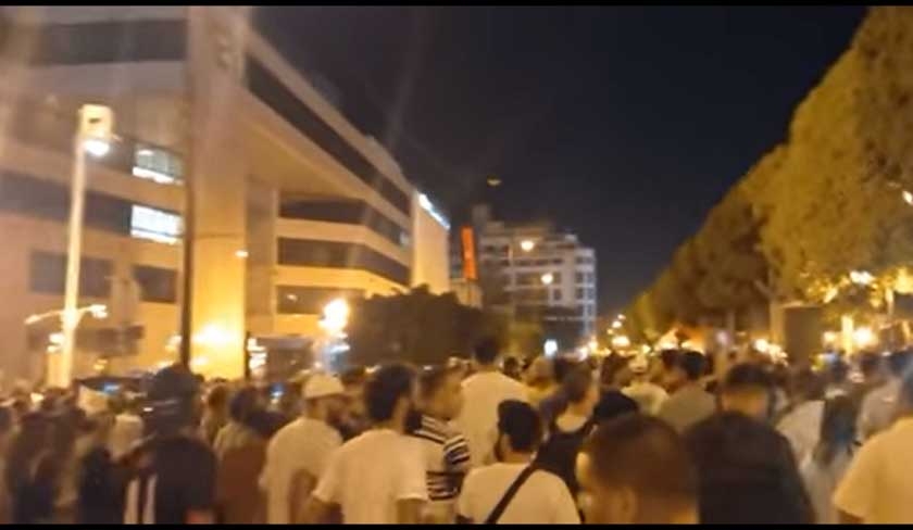 Tunis - Une manifestation massive de solidarit avec le peuple palestinien 