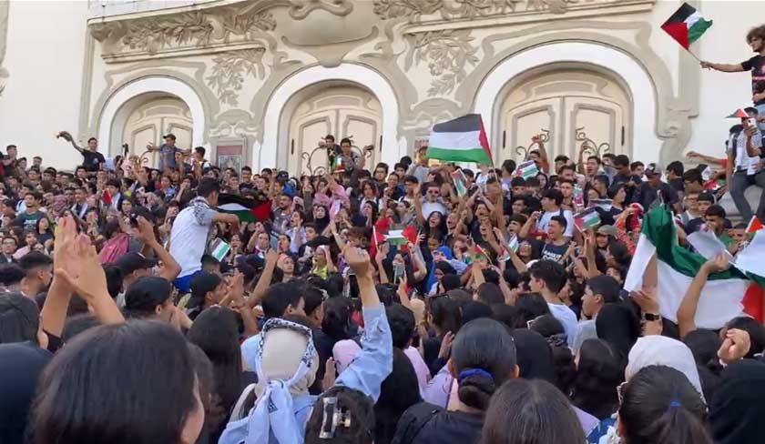 Tunisie: des milliers de personnes manifestent en soutien à Gaza