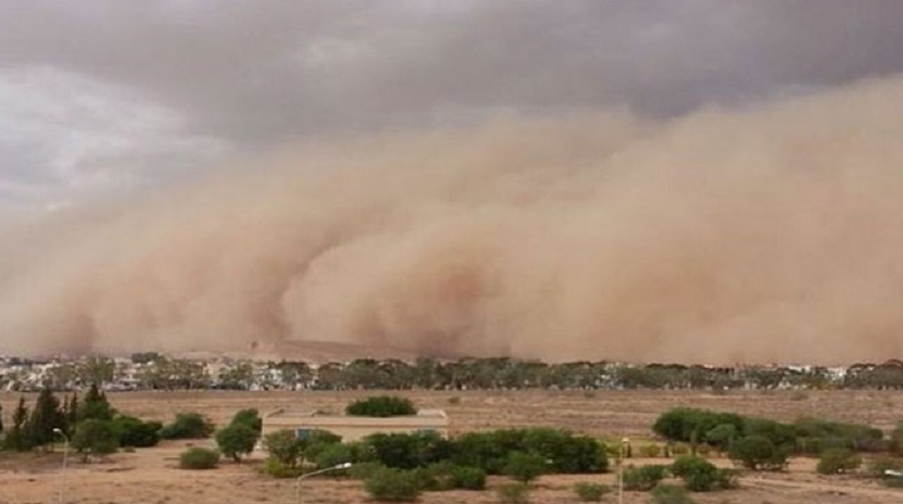 Météo Tunisie : vents et tourbillons de sable dans le sud du pays