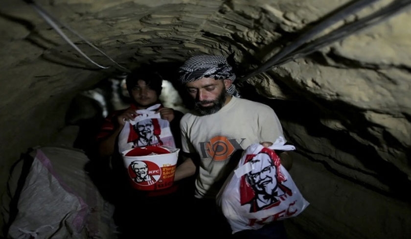 Des menus KFC dans les tunnels de Gaza ? La vérité sur cette photo