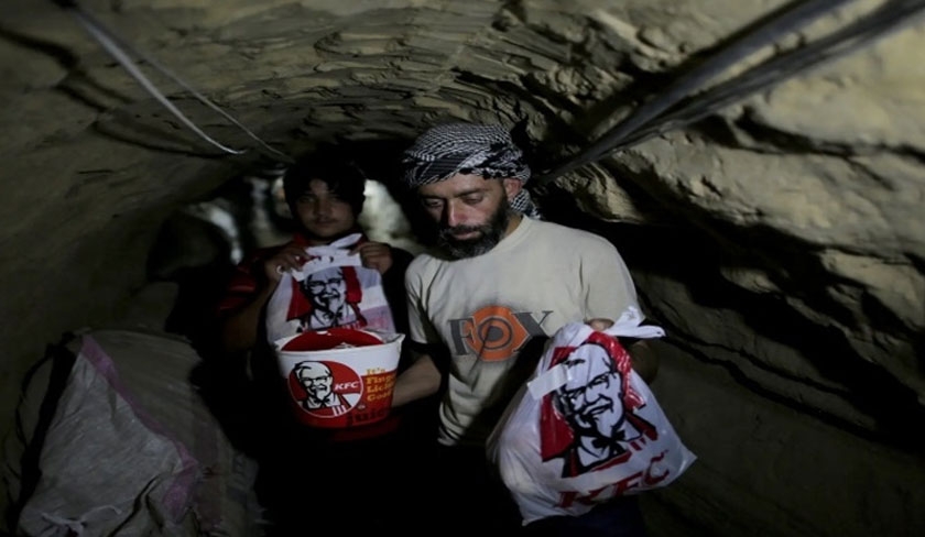 Des menus KFC dans les tunnels de Gaza ? La vrit sur cette photo