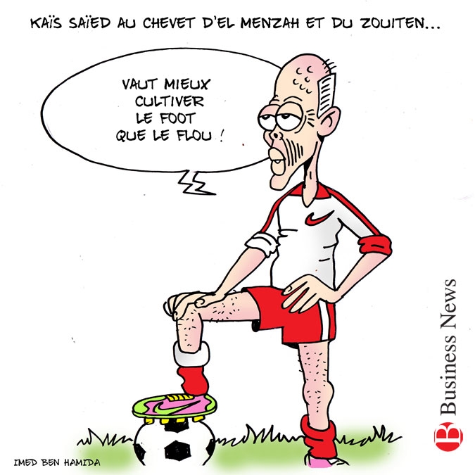 Kaïs Saïed s'intéresse aux stades
