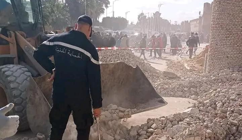 Kairouan : plusieurs victimes dans l’effondrement d’une partie de la muraille de la vieille ville