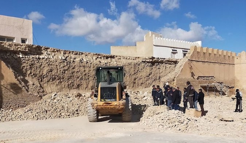 Kairouan – Enquête sur l’effondrement d’une partie de la muraille de la vieille ville