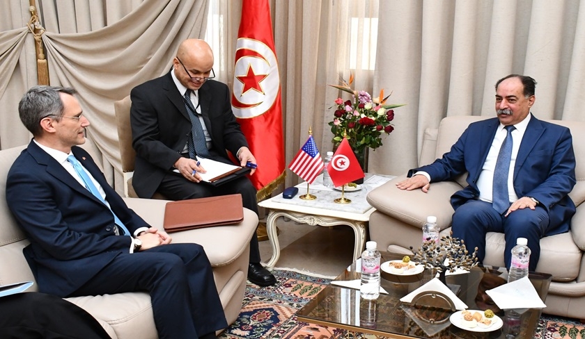 Kamel Feki reçoit l'ambassadeur américain
