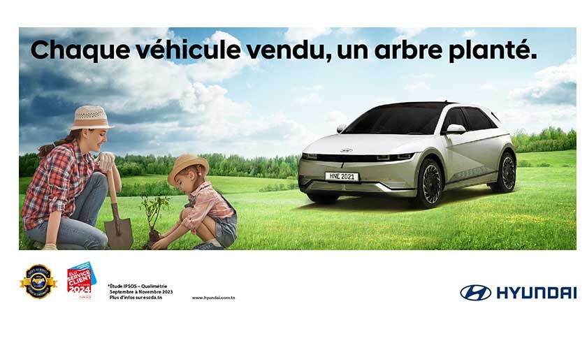 Pour chaque véhicule vendu, un arbre planté : Hyundai Tunisie révolutionne son approche écologique