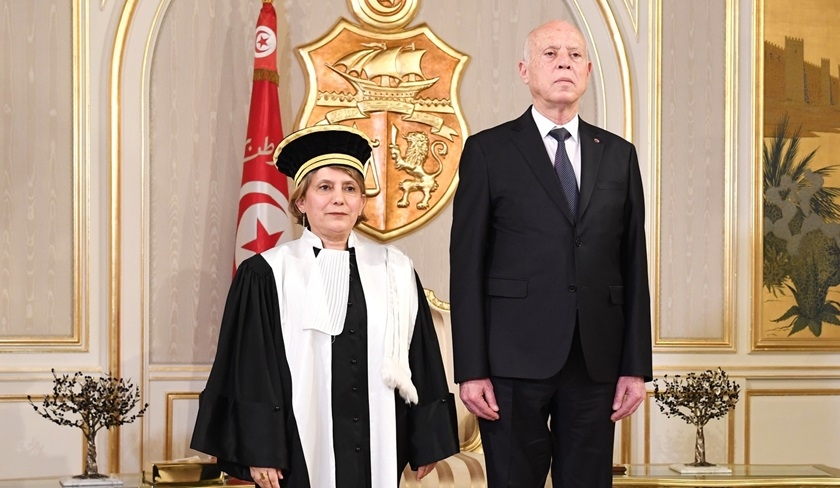 Membre du conseil provisoire de la magistrature financire, Narjess Sellami prte serment