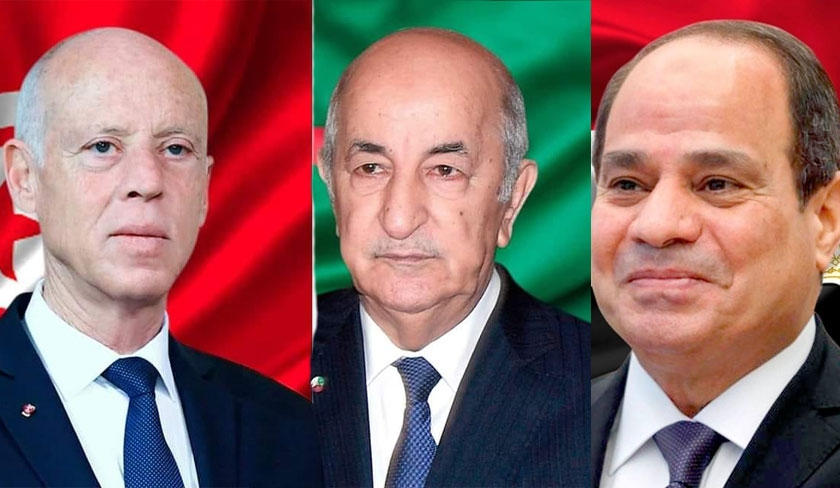 Échange de vœux entre Kaïs Saïed, Abdelmajid Tebboune et Abdel Fattah Al Sissi à l’occasion du ramadan