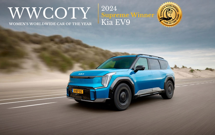 Kia EV9 Grand Gagnant du prix Women's Worldwide Car of the Year 2024