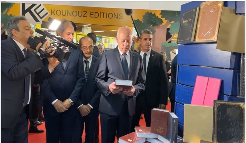 Kas Saed inaugure la Foire internationale du livre