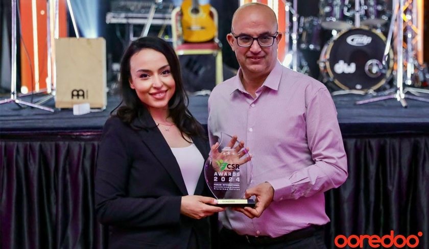 Ooredoo Tunisie honoré en tant que meilleure initiative prometteuse dans le secteur des télécommunications lors de la troisième édition de CSR POWER FORUM 2024