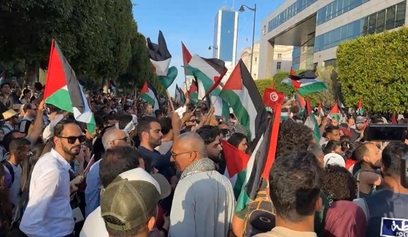 Manifestation contre les crimes israliens  Rafah 