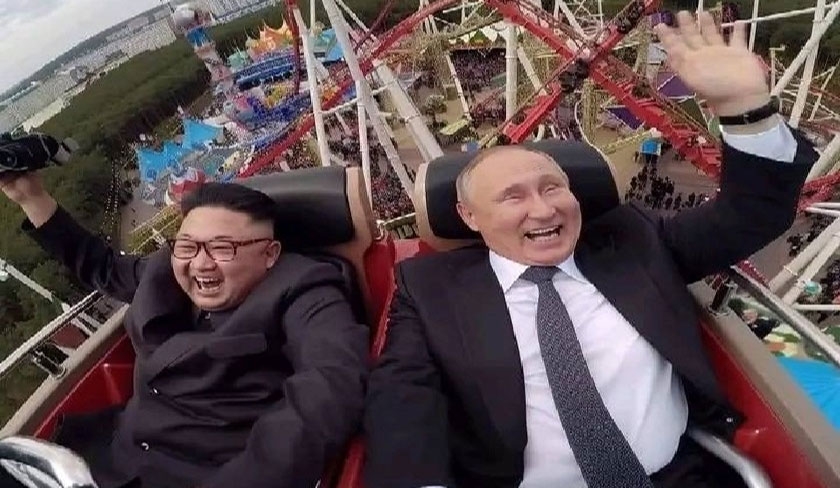Poutine et Kim Jong Un faisant la fte : attention  ces images gnres par l'IA






