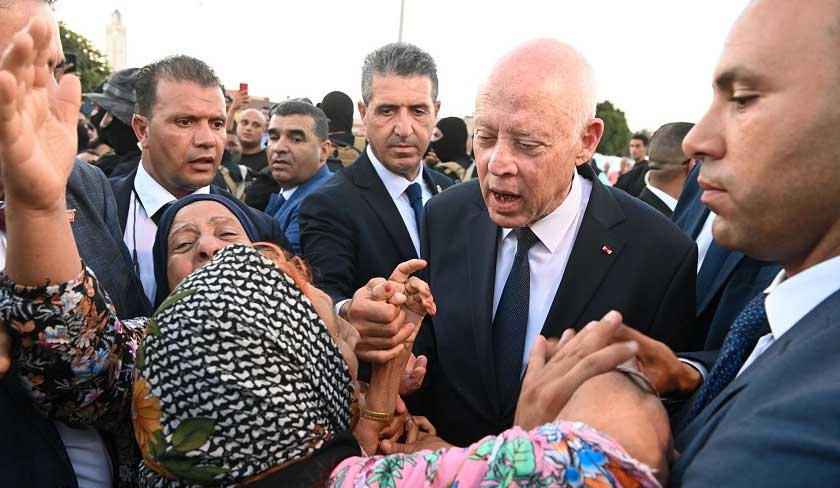 Kaïs Saïed en visite à Jebeniana et El Amra