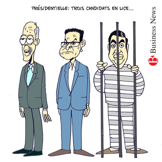 Présidentielle : trois candidats en lice