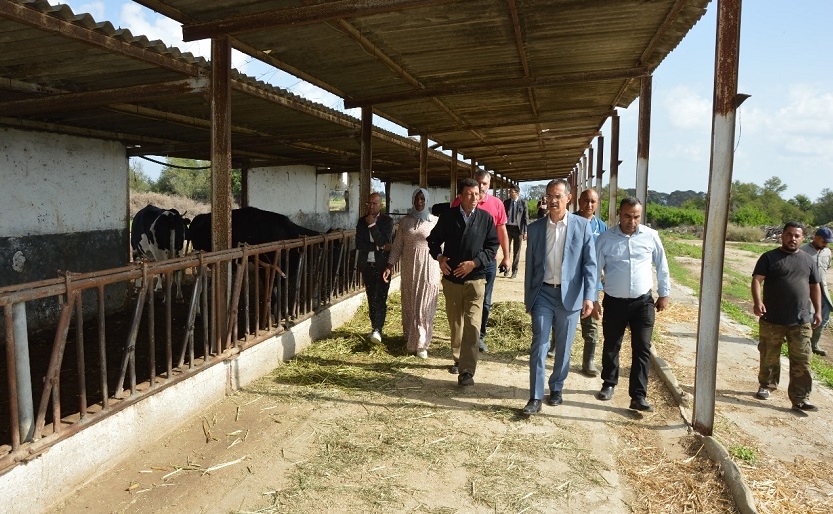 Ezzedine Ben Cheikh effectue une visite inopine au complexe agricole dEnfidha