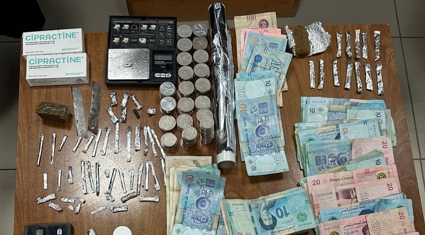 Dmantlement de quatre rseaux de trafic de drogue dans la banlieue sud de Tunis