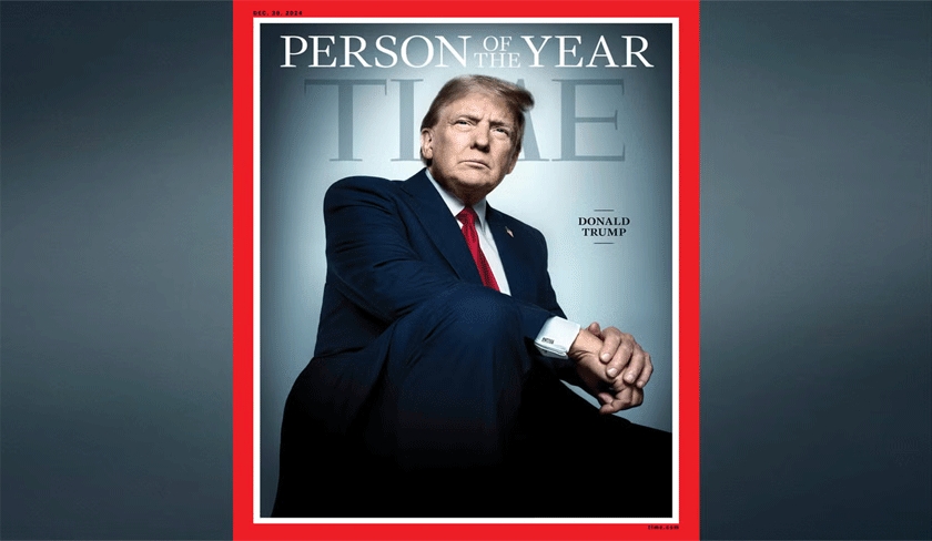 Donald Trump dsign personnalit de l'anne 2024 