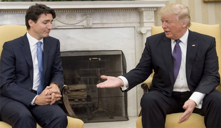 Trump menace d’intensifier la guerre commerciale avec le Canada