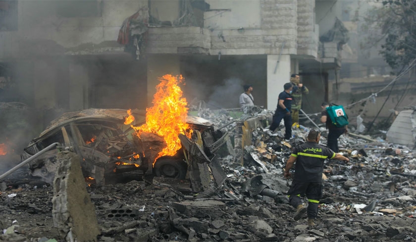 Israël bombarde la banlieue sud de Beyrouth : Nawaf Salam dénonce une « dangereuse escalade »