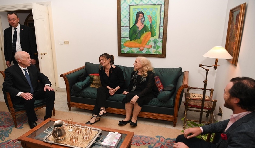 Kas Saed prsente ses condolances  la famille de Foued Mebazaa 

