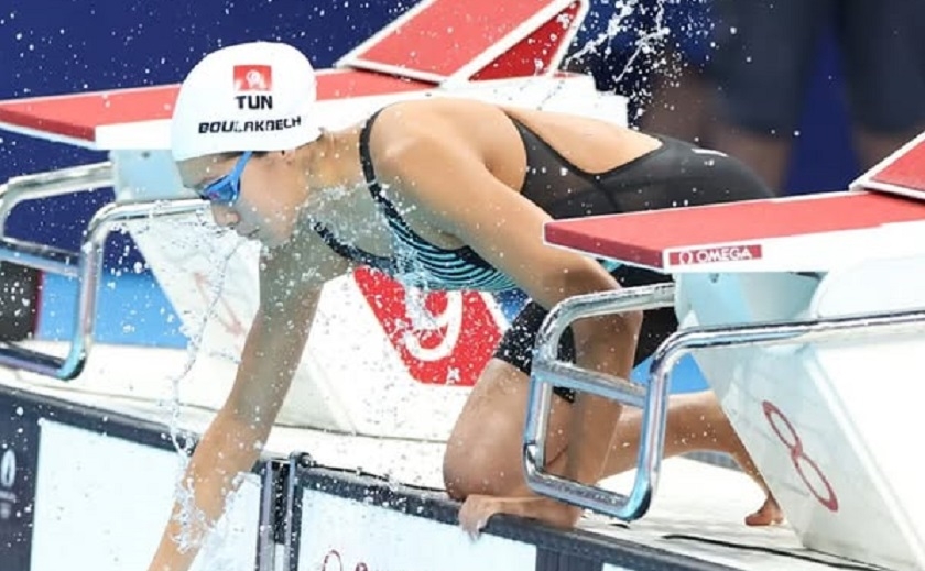 Jamila Boulakbche sillustre  Caen et tablit un nouveau record au 1500 m nage libre