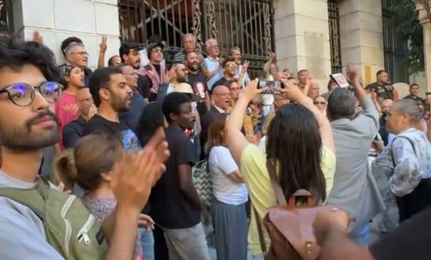  Nos avocats en prison  : mobilisation pour Ahmed Souab devant le Tribunal administratif
