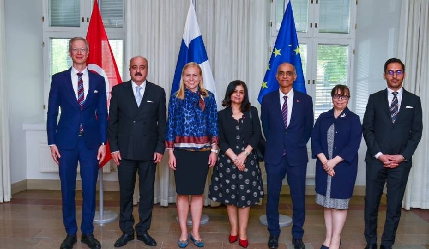 Mohamed Ali Nafti reu par le prsident finlandais Alexander Stubb  Helsinki