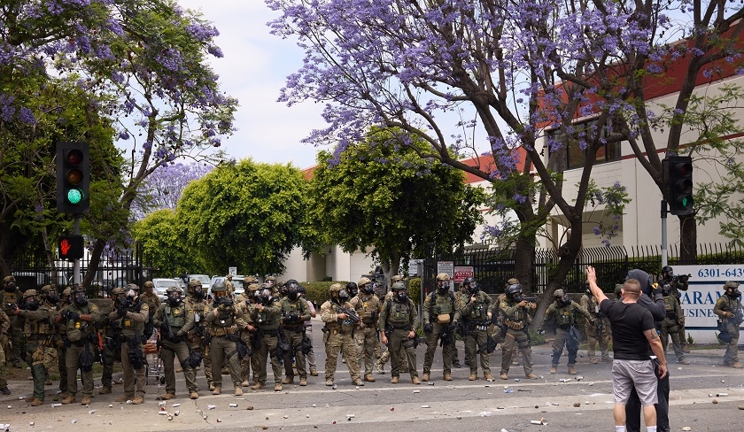 tats-Unis - Immigration : Trump dclenche lalerte militaire  Los Angeles