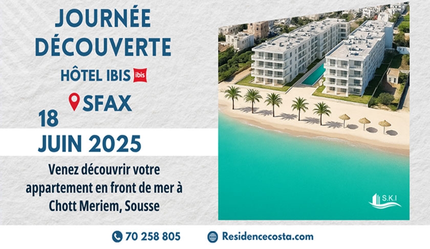  Journe dcouverte des rsidences Bousten & Costa  Htel IBIS Sfax
