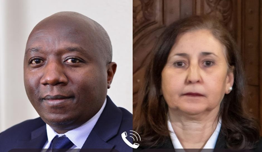 Sarra Zafrani Zanzri sentretient avec le Premier ministre rwandais