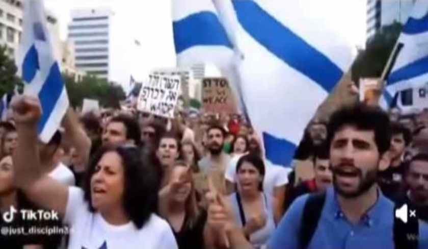 Une vido manipule de manifestants israliens pro-Iran circule dans un contexte de fortes...