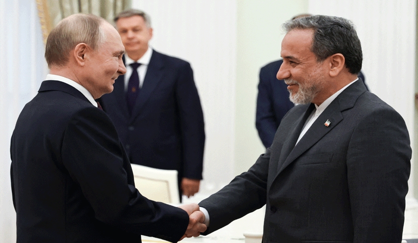 Le chef de la diplomatie iranienne  Moscou : Poutine hausse le ton et affiche son soutien  Thran