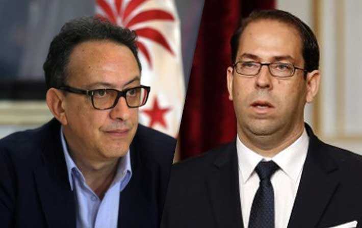 Runion entre Hafedh Cad Essebsi, Youssef Chahed et autres dirigeants de Nidaa