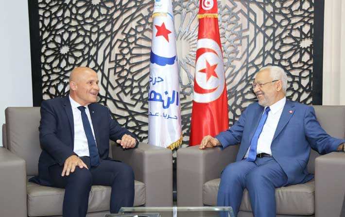 Olivier Poivre d’Arvor félicite Ghannouchi pour la réussite des élections municipales