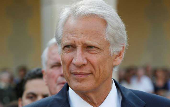 Dominique de Villepin à l'Institut d'Etudes politiques de l'Université Européenne de Tunis le 20 juin