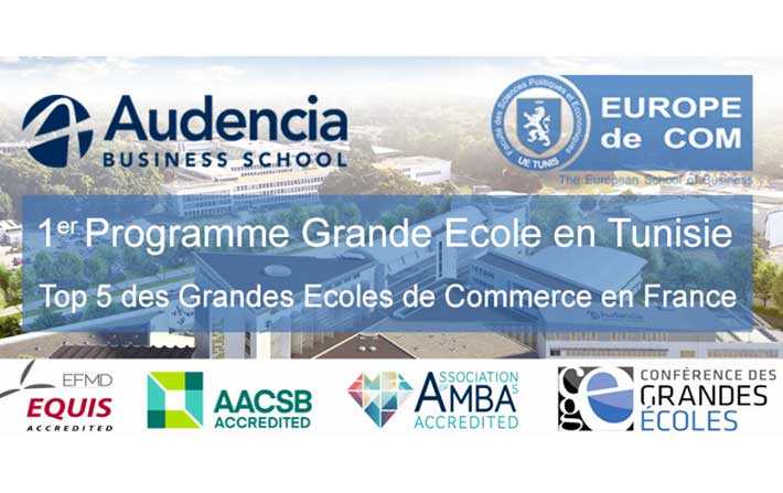 Premier programme grande cole en Tunisie : Audencia Business School et Europe de Com Tunis