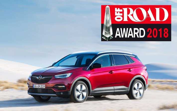L’Opel Grandland X remporte le prix Off Road