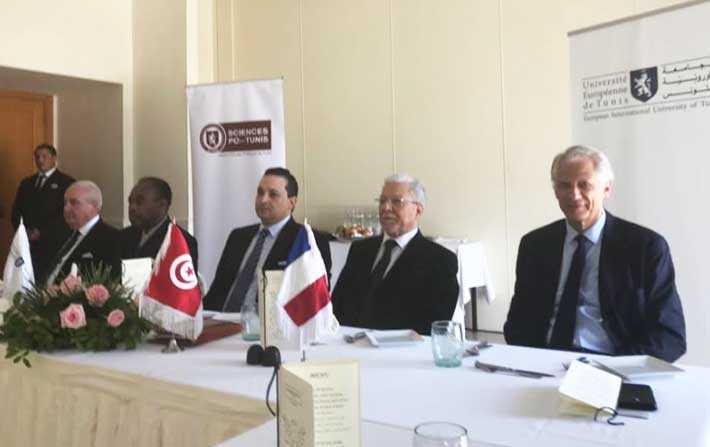 Université Européenne - Dominique de Villepin, Edem Kodjo et Taieb Baccouche parlent politique