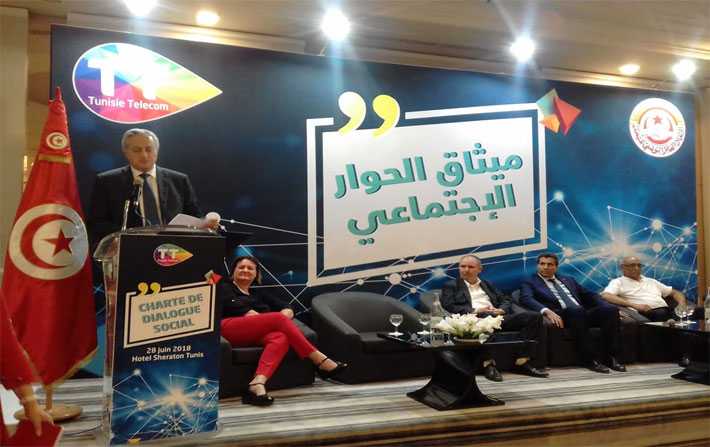 Tunisie Telecom : La charte du dialogue social signée !