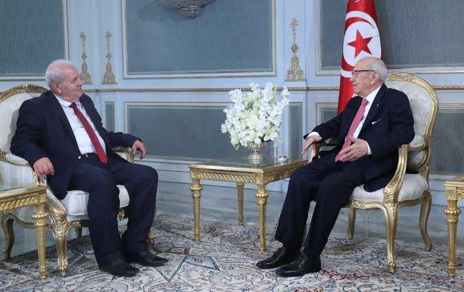 Béji Caïd Essebsi reçoit Mustapha Ben Ahmed